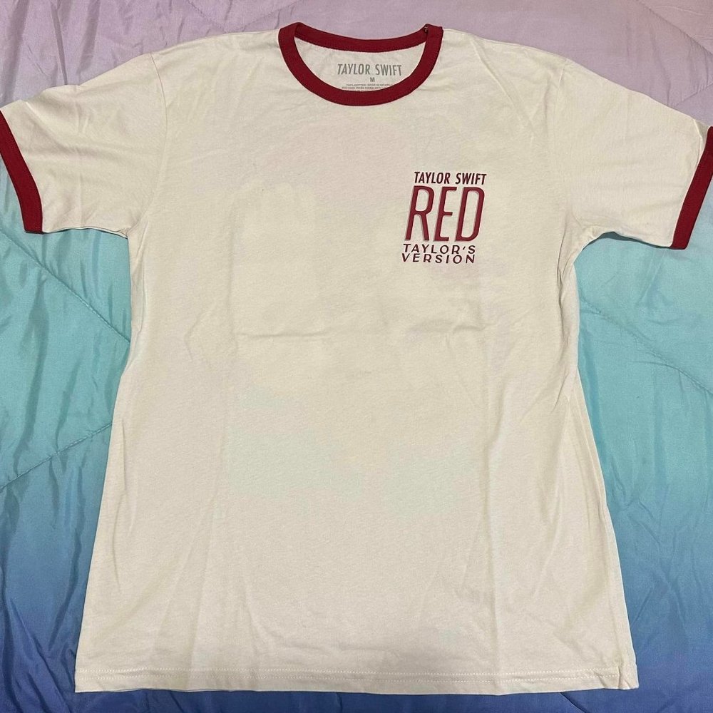 T-Shirt RED Taylor Swift Album Cover Ringer